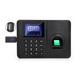 DC 5V Biometric Fingerprint Time Attendance Recorder Time Clock Access Control System Fingerprint Recognition Device Scanner