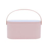 Portable Makeup Organizer Box Skin Care Organzier for Makeup with Mirror LED Ring Light for Travel J9