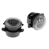 2 Pieces  4inch Dia White Led Fog Light RGB 4-Color Halo   for  Wrangler