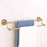 Antique Carved Bathroom Hardware Sets Solid Brass European Bathroom Accessories Set Brushed Bathroom Products (shelf/towel Rack)