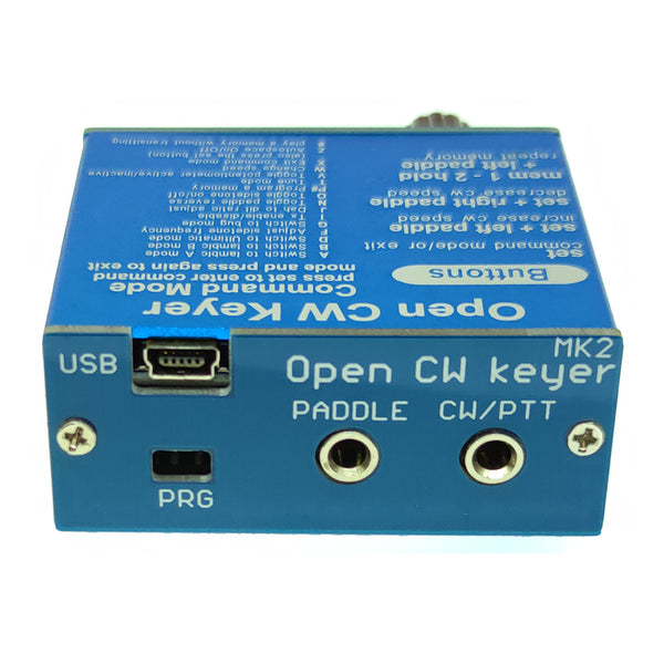 Open CW keyer MK2 KIT CW Speed Adjustable From 1 to 999 WPM With Alumi ...