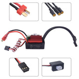 SURPASSHOBBY Waterproof Combo 2440 4600KV Brushless Motor w/ 35A ESC + S0300P 3KG Servo for 1/16 1/18 RC Car Truck