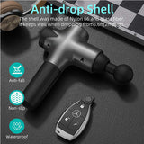 Massage Gun pistol Handheld Percussion Muscle Back Massager electric Athleter with 8 Massage Heads Vibration Massager for body