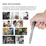 ATuMan RS1 24-In-1 Ratchet Set Screwdriver Ratchet Wrench Screwdriver Bits Set Magnetic Bits DIY Household Repair Tools Set