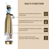 Hidden Safe Diversion Water Bottle Can Safe Stainless Steel Tumbler with Hiding Spot for Money Keys Cash Jewelry Storage Box