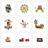 Dollhouse Miniature DIY Doll House With Furnitures Wooden House Toys For Children Birthday Gift with Dust Cover Rotate Music 29
