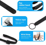 5in1 Knuckle Strap+Grip Cover+Hand Strap+VR Lens Dust cover+Thumb Button Cap for Oculus Quest 2 VR Controller Accessories