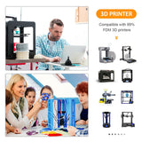 TPU Filament 1.75mm 0.5kg High Accuracy Flexible TPU 3D Printer Filament for Printing Keyrings Insoles Mobile Phone Cases