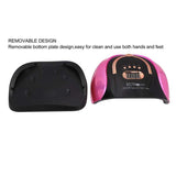 UV Gel Nail Lamp Fast Curing Purple Red 100-240V UV Nail Art Tools Portable Handle for Toe Nails for Salon