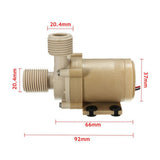 12V DC Solar Brushless Motor Hot Water Pump Ceramic Pump Core High Temperature Resistant Solar Water Circulation Pump
