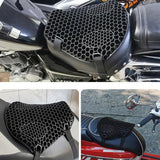 Honeycomb Motorcycle Cushion Seat Cushion Universal Motorcycle Air Seat Cushion Cover Antiskid Breathable Shock Absorption Seat