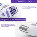 Original washable women epilator electric female facial body hair removal rechargeable leg bikini lady shaver callus remover