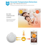 Plus PIR Motion Sensor Detector +Temperature Feature Easy Install Battery Operated Home Automation Sensor