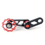 Converter Cycling Bike Aluminium Alloy Outdoor Sports Anti-falling Bicycle Chain Tensioner Single Speed Replacement Adjustable