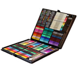 258pcs Art Set Painting Marker Pen Super Artist Tools Kit Crayon Drawing Pens For Kids Birthday Gifts Box Art Supplies