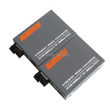 HTB-GS-03 A&amp;B 3pairs Gigabit Fiber Optical Media Converter 1000Mbps Single Mode Single Fiber SC Port External Power Supply