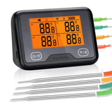 Inkbird Digital Meat Thermometer IBBQ-4BW BBQ Kitchen Utensil Cooking with Graph Alarm for Grill Smoker Oven via Wi-Fi Bluetooth