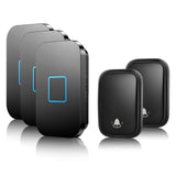 FA88 No Battery Required Wireless Doorbell 150M Remote Smart Home Self-powered Button Calling Bell US EU UK Plug 60 Chimes