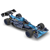 1348+Pcs Customized Blue Racing Car Bricks Model DIY Small Particle MOC Building Set MOC-36444 For Children Educational Toys
