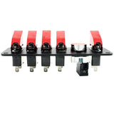 Replacement 6Gang  Start Push Button Switch ＆  Ignition Toggle 12V