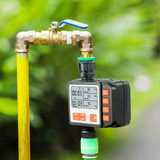 Digital Water Timer Programmable Outdoor Single Outlet Automatic On Off Water Faucet Hose Timer Irrigation System Controller