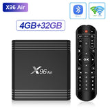 X96 Air Android 9.0 Smart TV Box 16g/32g/64g ROM Amlogic S905X3 Quad Core Media Player Android Tv USB 3.0 Set top Box Support 8k