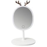 Lingantler Led Makeup Mirror with Light Fill Light Dormitory Dressing and Portable Accessories Storage