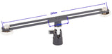 Alctron MAS020 double microphone stand stereo recording dual microphone stand