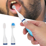 Three Heads Electric Tongue Muscle Training Recovery Device Tongue Mouth Muscle Training Tools Massage Oral Points Toothbrush