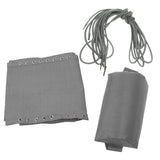 Replacement Fabric Cloth with Laces Head Pillow for Zero Gravity Chair Gray