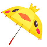 Cute Cartoon Umbrella Kids Animation Creative Long-handled 3D Ear Modeling Kids Umbrella For Children Boys Girls Free Shipping