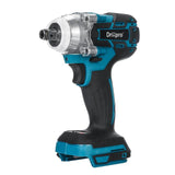 Drillpro 388VF Brushless Cordless Electric Impact Wrench 1/2 inch Power Tools 15000Amh Battery + Sleeve For Makita 18V Battery