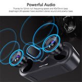 2pcs Outdoor Wireless Speaker 4D Stereo Sound Portable Bluetooth 5.0 Loudspeaker Double Horns Support TF Card/USB Drive/AUX