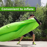 Camping Inflatable Sofa Lazy Bag Portable folding chair Sleeping Bag Air Bed Inflatable Sofa Lounger Trending Beach Bag