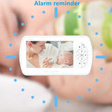 4.3 inch Screen Baby Monitor With Camera Babyphone Temperature Crying Monitor Night Vision Video Nanny Baby Security Guard Home