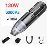 Portable Car Vacuum Cleaner Wireless Rechargeable Household Handheld Automatic Vacuum Cleaner 8000pa High Suction Power