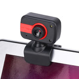 Webcam USB Web Camera Clip-On Computer Webcams 480P With Mic Web Cameras Optical Lens For PC Laptop 2 LED Lights