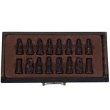 32Pcs/Set Wooden Table Chess Chinese Chess Games Resin Vintage Collectibles Gift Chessman Christmas Birthday Premium Gifts Enter