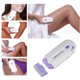 2022 Professional Painless Hair Removal Kit Laser Touch Epilator USB Rechargeable Women Body Face Leg Hand Shaver Hair Remover