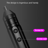 Multi-functional Electric Screwdriver Set Hand Drill Easy Carry Cordless Household Rechargeable Lightweight Gadgets Power Tools