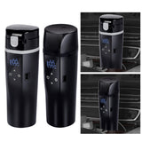 Electric Car Kettle Heater 12 Display 450ml  Portable Fits for Travel Camping Truck Boat Drinking