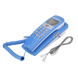 Mini Landline Phone Wall Mounted Telephone Desktop Corded Fixed Phone with Caller ID Display for Home Office Business Hotel Use