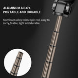 Smartphone Handheld Gimbal Stabilizers Selfie Stick Tripod Anti-Shake Wireless Bluetooth Remote Control Extendable Foldable