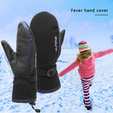 USB Gloves Winter Warm Skiing Skating Heating Mittens Adult Heating Gloves Charging Treasure Double-sided Heating Gloves