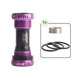 MTB Road Mountain Bike Aluminum BB Thread Bottom Brackets For 68-73mm Bearing Crankset Parts Outdoor Cycling Bicycle Accessories
