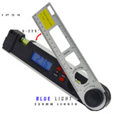 Digital Angle Ruler Aluminum Alloy Electronic Protractor Angle Finder Level Measuring Gauge Meter Inclinomete 0-225 Degree 400MM
