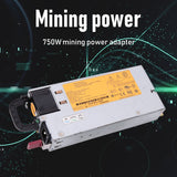 All in One Power Supply with Breakout Board and Power Cable HSTNS-PL18 DPS-750RB A 506821-001 511778-001 Mining PSU