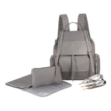 PU Leather Diaper Bag BackPack Large Capacity Mummy Maternity Nappy Bags Baby Stroller Storage Bag Waterproof Nursing Bag