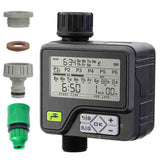 Automatic LCD Display Watering Timer Garden Irrigation Controller With Rain Sensor 6 Separate Water Timer Programs
