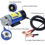 12V Electric Scavenge Suction Transfer Change Pump Motor Oil Diesel Extractor Pump 100W 4L For Car